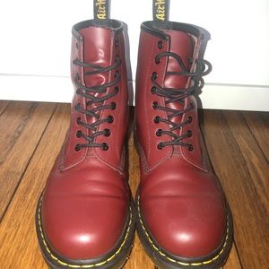 Burgundy Dr. Martens Size 11